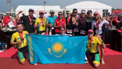 Congratulations to Kazakhstan athlete participants of Ironman 70.3 Dubai